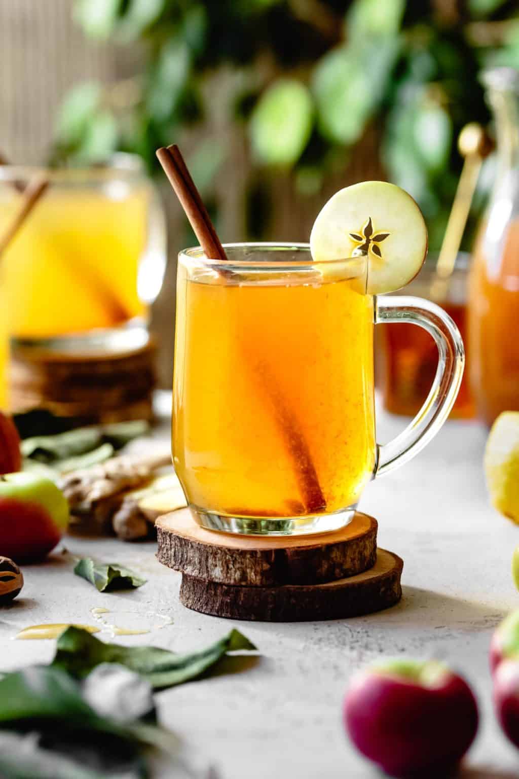 Apple Cider Hot Toddy with Vodka