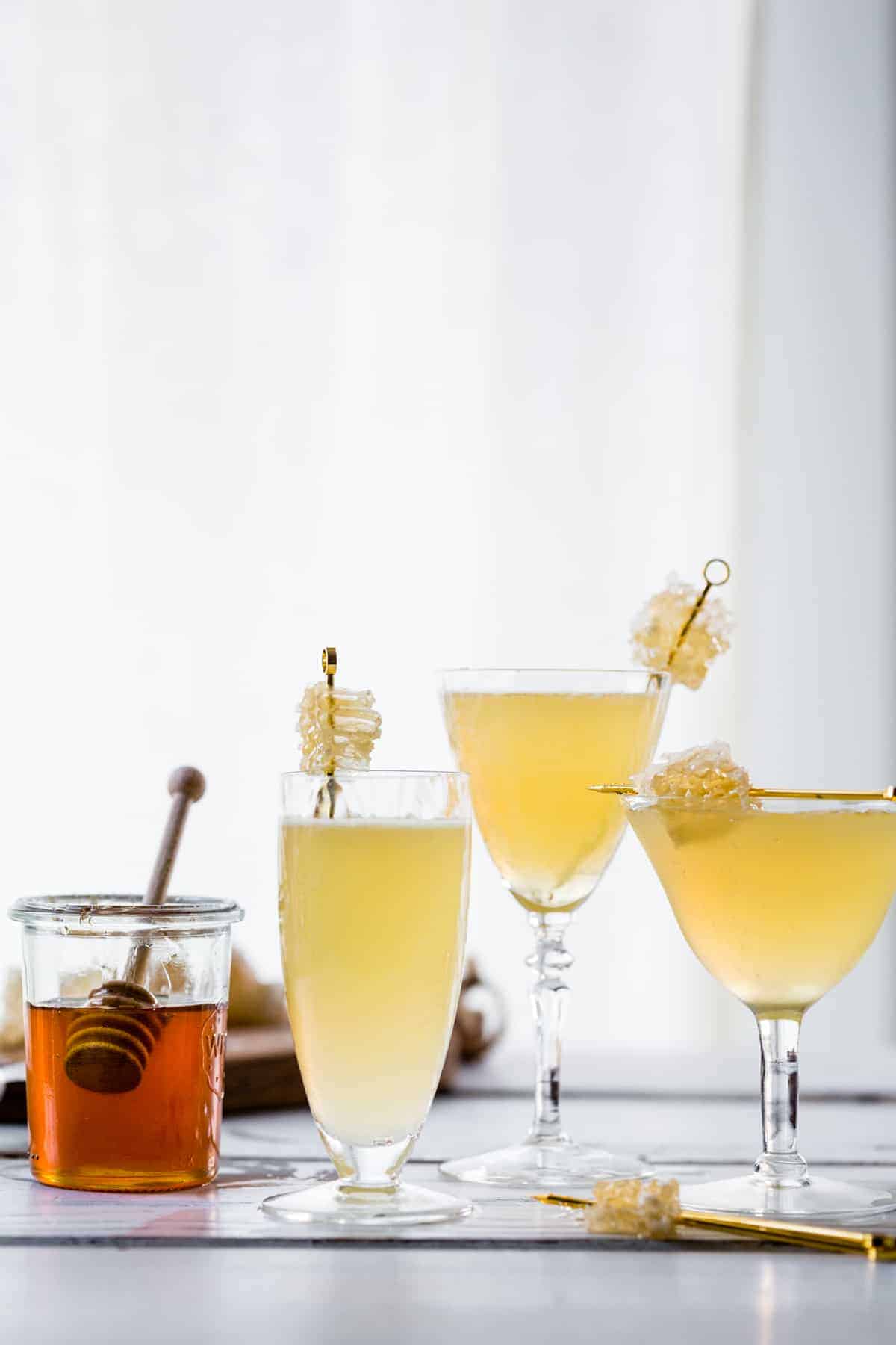 Chamomile Honeycomb Gimlet